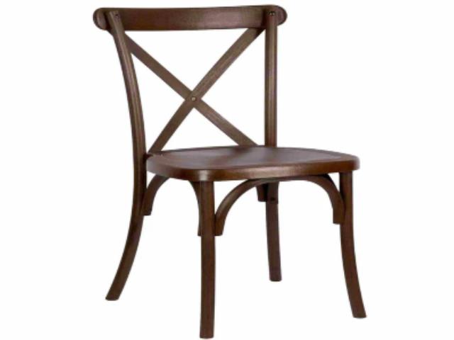 Rental store for Fruitwood Chair Cross Back in Mt. Vernon WA